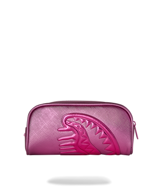 SPRAYGROUND METALLIC PINK DRIP POUCH ASTUCCIO B9526