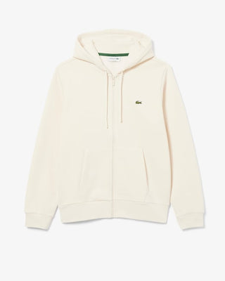 LACOSTE FELPA LACOSTE CON CAPPUCCIO IN PILE CON ZIP SH9626 XFJ