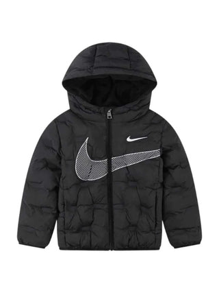 NIKE GIUBBOTTO CON ZIP E CAPPUCCIO MONOGRAM JR 86N108 023