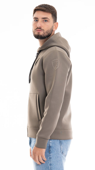 BLAUER FELPA COLBY IN TESSUTO TECNICO CON CAPPUCCIO UOMO BLUF02325 004745 683