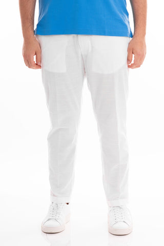 HYPS PANTALACCIO UOMO IN LINO MODELLO MOLFETTA MOLFETTA 14 BIA