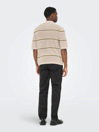 ONLY&SONS SEJR POLO IN MAGLIA RIGATA 22037085 SVL