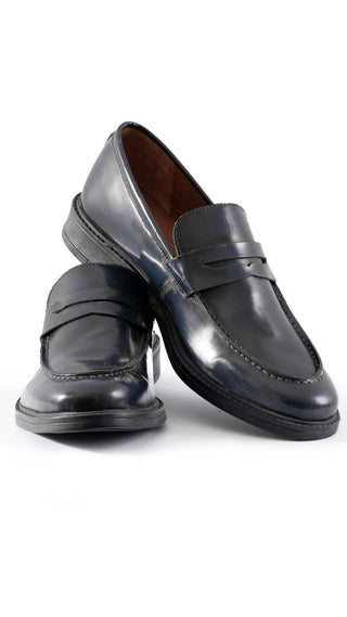 MARKUP MOCASSINO IN PELLE MK797202 BLU