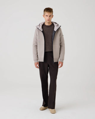 UNITY FELPA GIUBBOTTO CON ZIP E CAPPUCCIO KN SUNNY STO