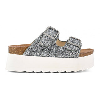 COLORS OF CALIFORNIA SANDALI APERTI PLATFORM IN GLITTER BES22 DEN