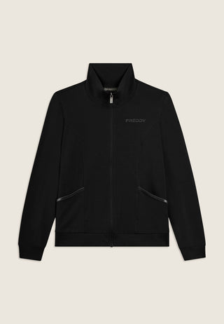 FREDDY FELPA CON ZIP E COLLO ALTOIN JERSEY S26WCRS4 N