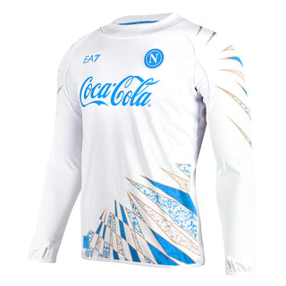 EA7 NAPOLI FELPA  PREMATCH NAPOLI N26P06 BIA