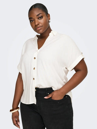 ONLY CARMAKOMA YASMIN CAMICIA 15372772 SNW