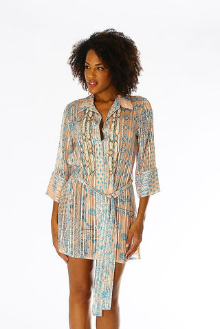 POSITANO BY JEAN PAUL KURTA VISCOSA MANICA LUNGA FANTASIA 52660 02