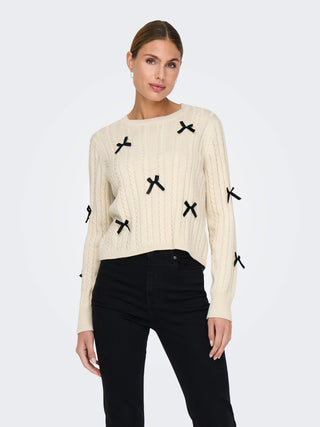 JACQUELINE DE YONG BOW MAGLIONE CON FIOCCHI 15344549 BIR