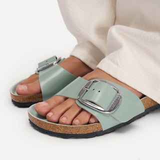 BIRKENSTOCK MADRID BIG BUCKLE HEX IN PELLE NATURALE 1031788