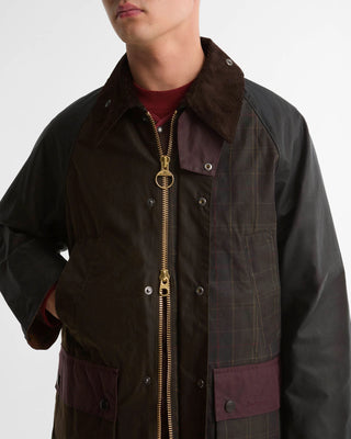 BARBOUR PATCHWORK OS BDL GIACCA CERATA MWX2500 OL71