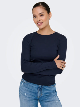 ONLY RILEY T-SHIRT GIROCOLLO 15323159 NGS