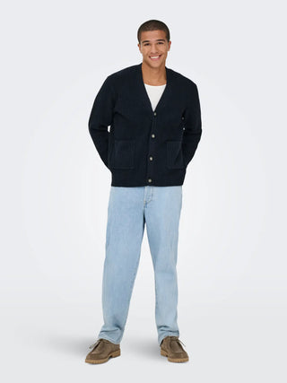 ONLY&SONS FRAME CARDIGAN RELAX FIT 22033787 DKS
