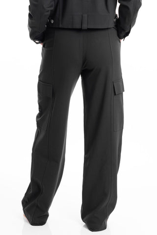 CALVIN KLEIN JEANS W HIGH RISE MILANO UTILITY PANTS J222605 BEH