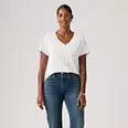 LEVI'S T-SHIRT MEZZA MANICA SCOLLO A V DONNA 005J6 0011