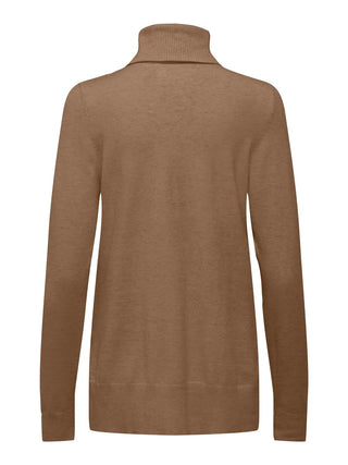 ONLY LIBI HIGH NECK SWEATER WOMEN (MALT BALL) 15324689 MBL