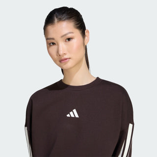 ADIDAS FELPA 3 STRISCE CON LOGO IN PETTO KX0788