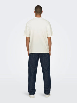 ONLY&amp;SONS MEN'S HANDS LIFE T-SHIRT 22029468 CLD