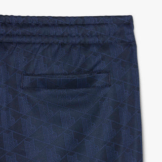 LACOSTE PANTALONE TUTA JACQUARD CON MONOGRAMMA UOMO XH0197 166