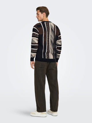 ONLY&SONS RISE MAGLIONE OPERATO 22035131 BLK