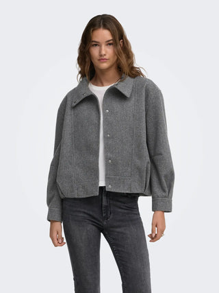 ONLY GIACCA BOMBER ASTA A COLLO ALTO 15384778 DGK