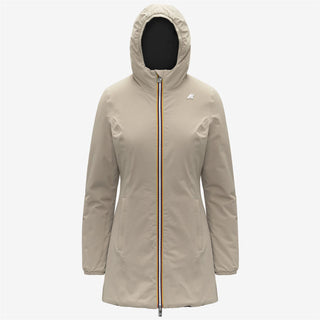 K-WAY GIUBBOTTO DENISE REVERSIBILE LUNGO DONNA K6128UW BCF