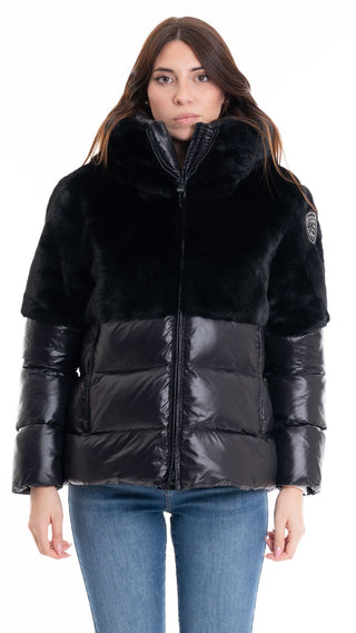 BLAUER TACOMA DOWN JACKET WITH HOOD WITH FUR WOMEN BLDC02290 006646 999