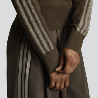 ADIDAS ORIGINALS FELPA FIREBIRD IN MAGLIA CON STRISCE  EFFETTO PELOSO DONNA KS7365