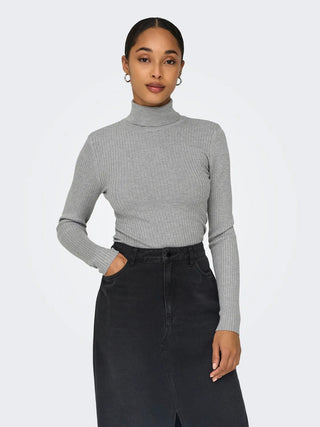JACQUELINE DE YONG PLUM HIGH NECK SWEATER WOMEN 15328328 LGM