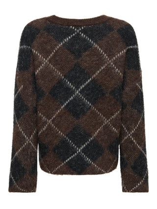 ONLY MAGLIONE NOEME IN MAGLIA A QUADRI 15378140 CFB