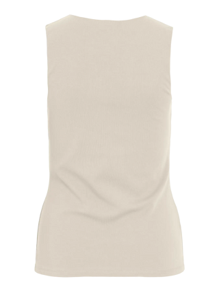 VILA TOP YARROW GIROMANICA CON SCOLLO A CONTRASTO 14121001 SBH