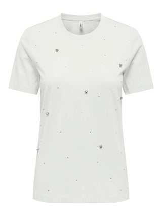 ONLY FILIZZA T-SHIRT CON APPLICAZIONI 15368933 CLD