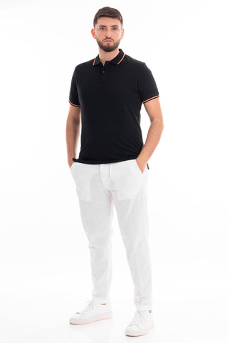 MARKUP SHORT SLEEVE PIQUET POLO MK11003 BLACK