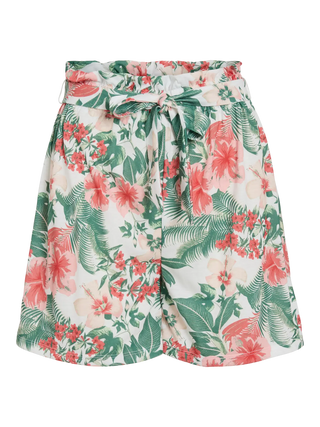 VILA VILA SUN PANTALONCINI CON STAMPA FLOREALE 14119639 SNW