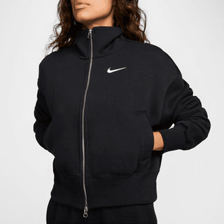 NIKE FELPA COLLO ALTO CON ZIP DONNA FZ3204 010