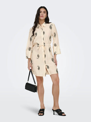JACQUELINE DE YONG THEA ABITO 7/8B CON RICAMO DONNA 15367959 ECR