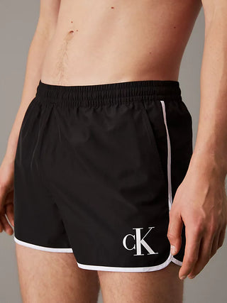 CALVIN KLEIN COSTUME BOXER CORTO CON LOGO UOMO KM01119 BEH