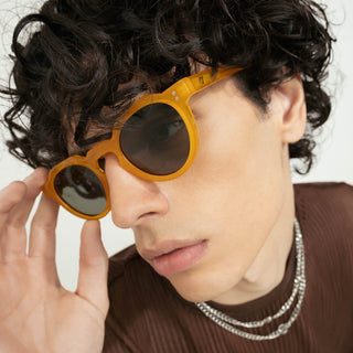 OS SUNGLASSES LONDON HONEY GREEN LENS OS2044-C04