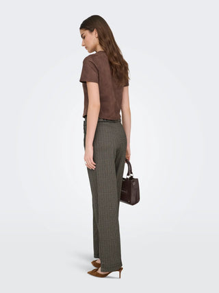 JACQUELINE DE YONG PANTALONI LUNGO A QUADRI GEGGO 15242797 COS