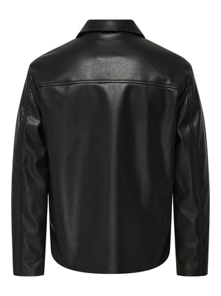 ONLY&SONS JACK GIUBBOTTO IN WOVEN UOMO 22034713 BLK