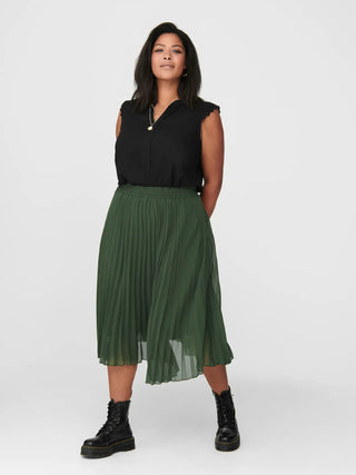 ONLY CARMAKOMA MUMI CAMICIA SMANICATA 15187018 BLK