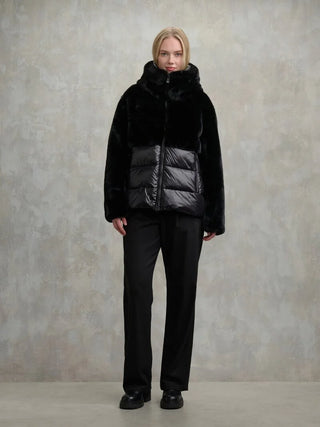 BLAUER PIUMINO FANEVIL CON CAPPUCCIO DONNA BLDC02178 006646 999