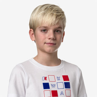 K-WAY T-SHIRT O. ODOM PUZZLE JR K3126TW 001