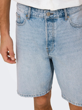 ONLY&SONS EDGE BERMUDA DI JEANS 22032041 LBD