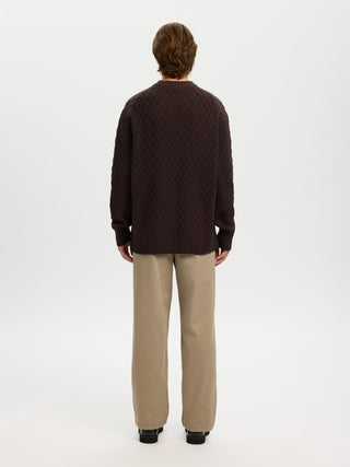 SELECTED HOMME PATRIC MAGLIONE TESSUTO ROMBI 16101137 CLT