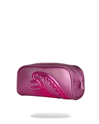 SPRAYGROUND METALLIC PINK DRIP POUCH ASTUCCIO B9526