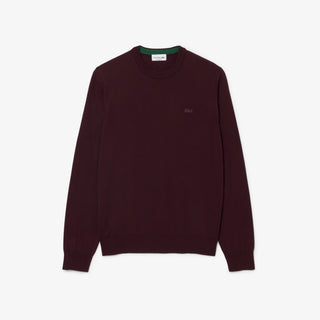 LACOSTE MAGLIONE LACOSTE GIROCOLLO IN LANA MERINO AH1969 3KE