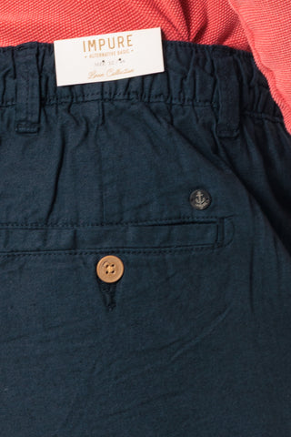 IMPURE MILES CHINO PANTALONE IN MISTO LINO CONFORT UOMO MILES MLNC01