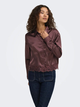 ONLY CAMICIA INDONA IN RASO E PIZZO 15380413 CLT